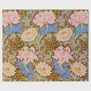 Bold Floral Wm Morris Design Wrapping Paper