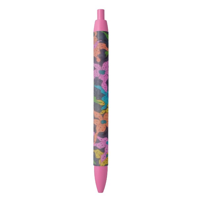 Bold Flowers Bouquet Pen (Front Vertical)