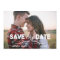 Bold Font Simple Photo Save the Date