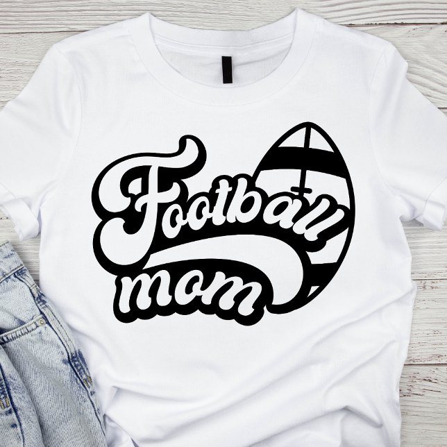 Bold Football Mum T-Shirt (Creator Uploaded)