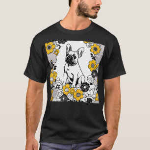 Bold French Bulldog Pop Art Portrait T-Shirt
