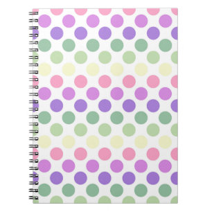 Bold Genderfae Pride Flag Colours Polkadots Notebook
