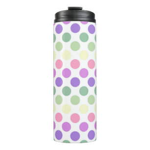 Bold Genderfae Pride Flag Colours Polkadots Thermal Tumbler