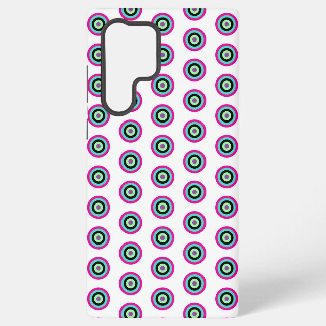 Bold Geometric Circle Case for Galaxy S22 Ultra (Back)