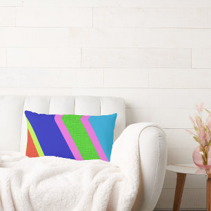 Bold Geometry for the Modern Eye Lumbar Cushion