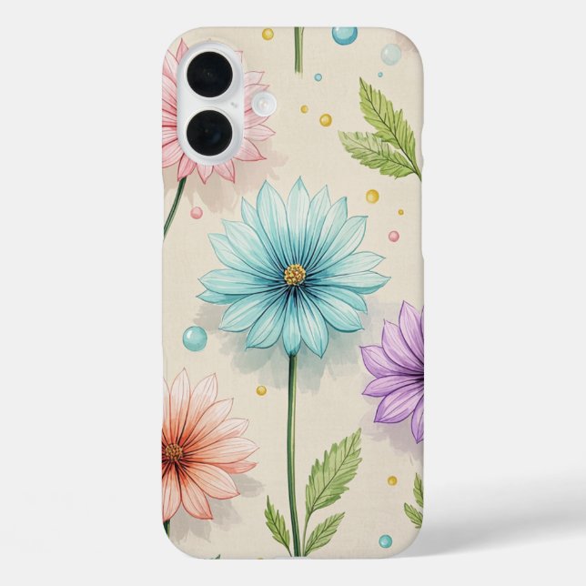 Bold Geometry: Modern Art iPhone Case (Back)