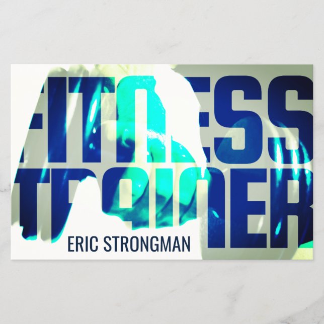 Bold giant blend fitness trainer blue flyer (Front)