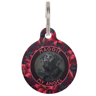 Bold Gifts For Pet Owner Lilies Print Tag