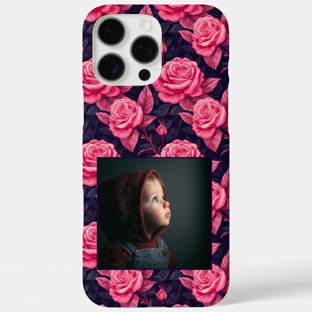 Bold Girlfriend Gift Rose Floral Custom  Case-Mate iPhone Case (Back)