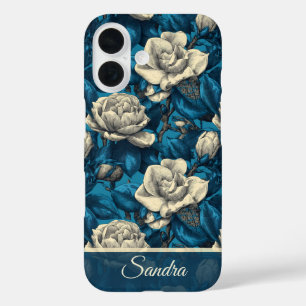 Bold Girls Gift Gardenias Floral Custom iPhone 16 Case