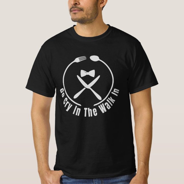 Bold GO CRY WALK IN T-Shirt – Face It Head-On (Front)