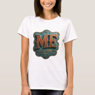 Bold Gold ABSTRACT ART Modern Design T-Shirt