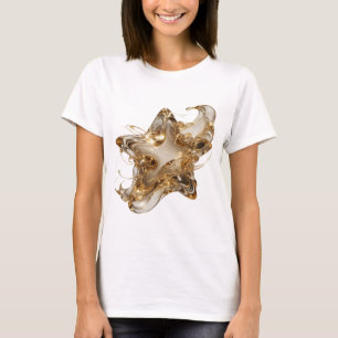 Bold Gold GOLDEN STAR Custom Design T-Shirt