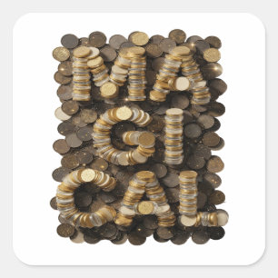 Bold Gold MAGICAL Sticker Print