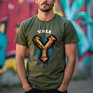 Bold Graffiti Monogram "Y" Customisable T-Shirt