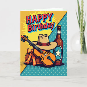 Bold Graphic Birthday Card