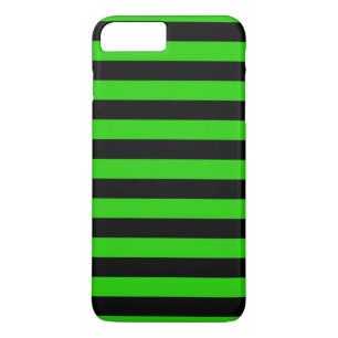 Bold Green and Black Stripes Pattern Case-Mate iPhone Case