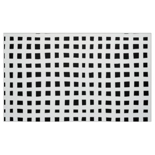 Bold Grid 091216 - White on Black Fabric