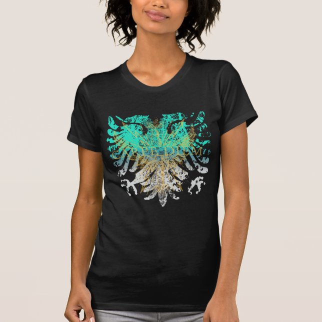Bold Griffin Turquoise Gold Black T-Shirt (Front)