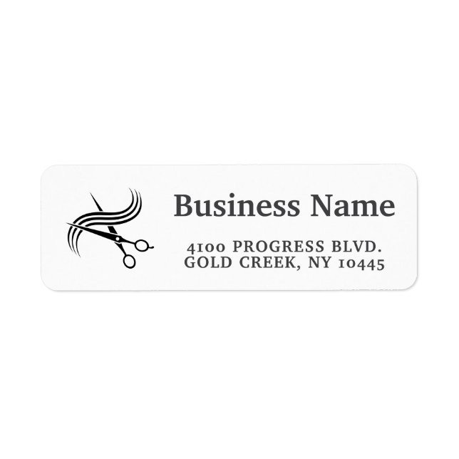 Bold Hair Salon Packaging Label (Front)