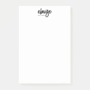 Bold Handwritten Brush Script  Post-it Notes