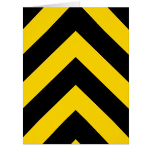 Bold Highway Traffic Bumble Bee Chevrons