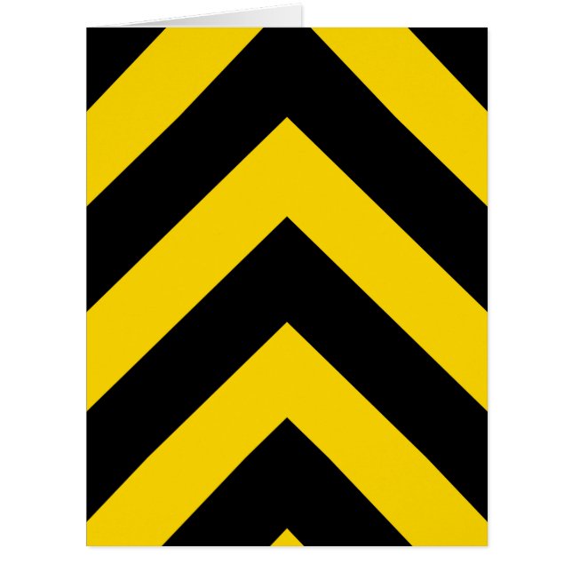 Bold Highway Traffic Bumble Bee Chevrons (Front)