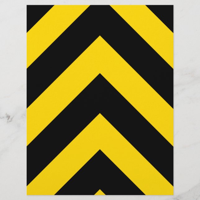 Bold Highway Traffic Bumble Bee Chevrons (Front)