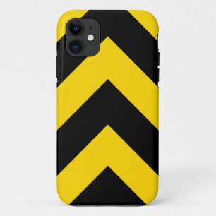 Bold Highway Traffic Bumble Bee Chevrons Case-Mate iPhone Case