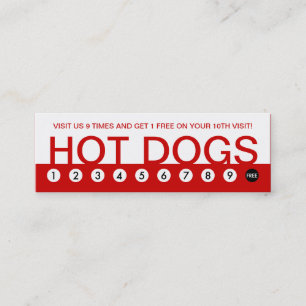 bold HOT DOGS customer loyalty