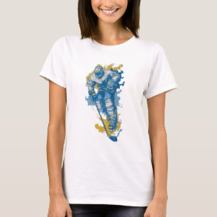 Bold Ice Hockey Mascot Winter Sports T-Shirt