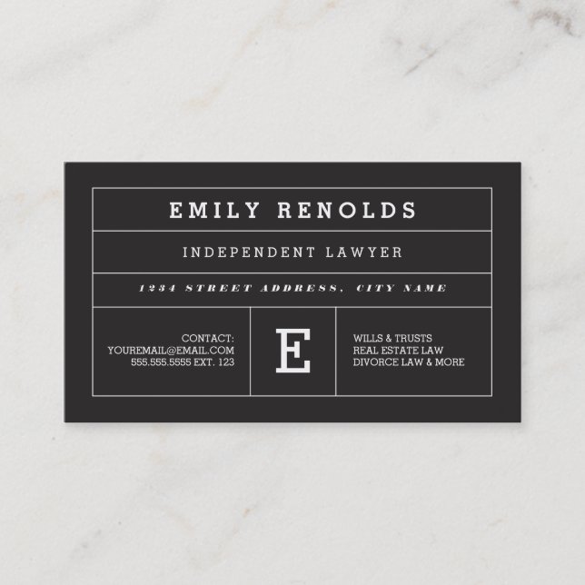 Bold Impression Business Cards (Front)