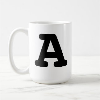 Bold Initial Mugs