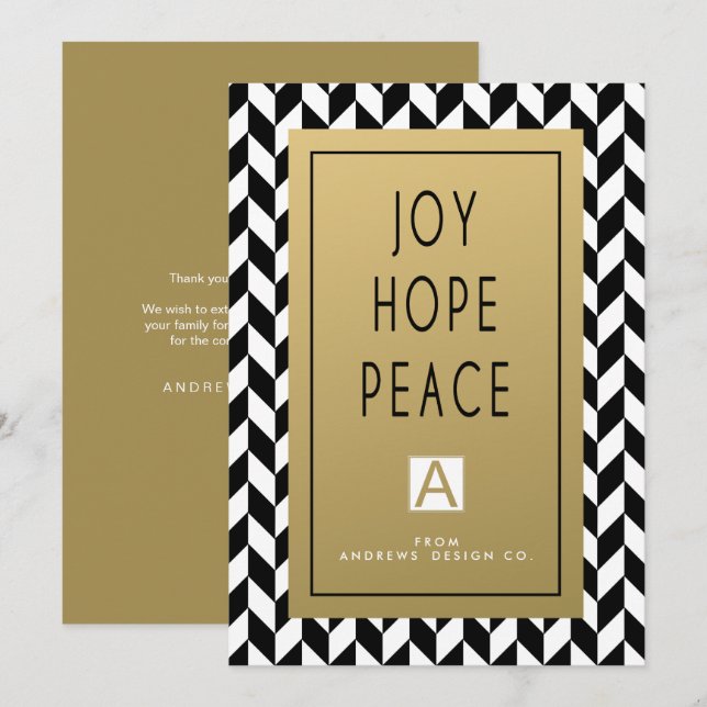 Bold Joy Business Holiday Invitation (Front/Back)