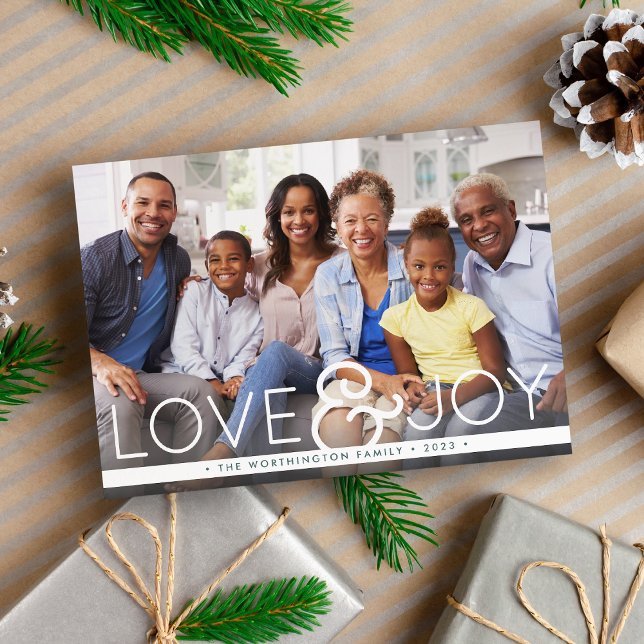 Bold Joy | Holiday Photo Card (Creator Uploaded)