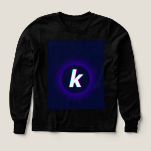 Bold "K" Glow Logo Girls' Long Sleeve T-Shirt