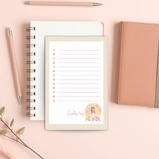 Bold Kawaii Personalizable Back to School Post-it Notes