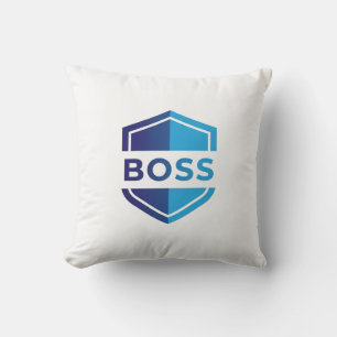 Bold Leadership Emblem Boss Cushion