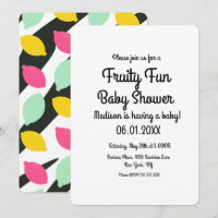 Bold Lemons Colourful Fruity Baby Shower