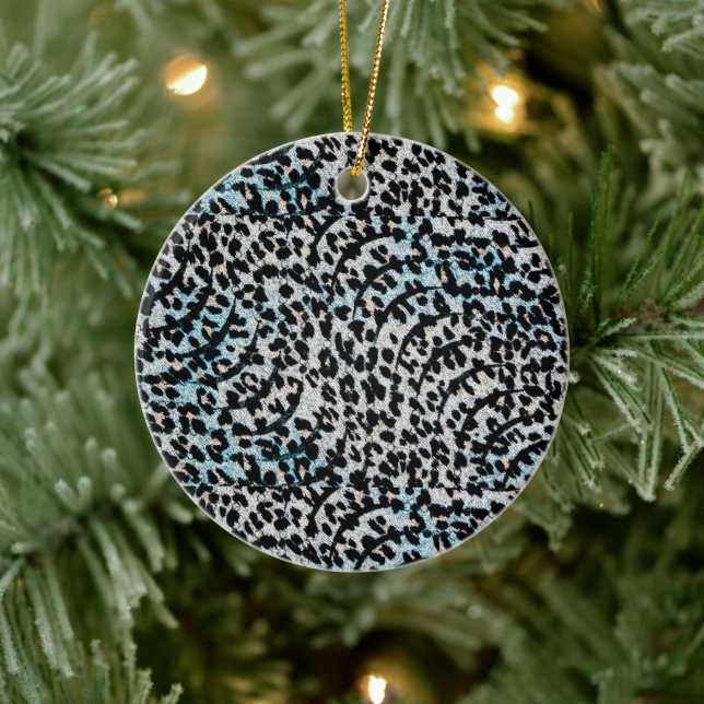  Bold Leopard Print Ornament (Tree)
