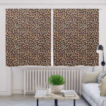 Bold Leopard Print Pattern Brown Black Tan Spot -