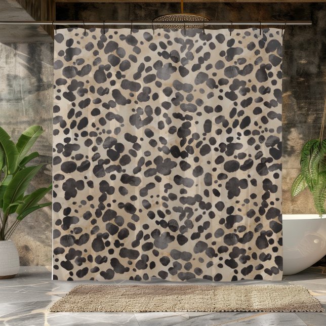 Bold Leopard Print Shower Curtain (Creator Uploaded)