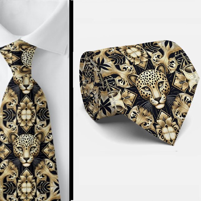 Bold Leopard Tie | Masculine Men's Fashion (Creator Uploaded)