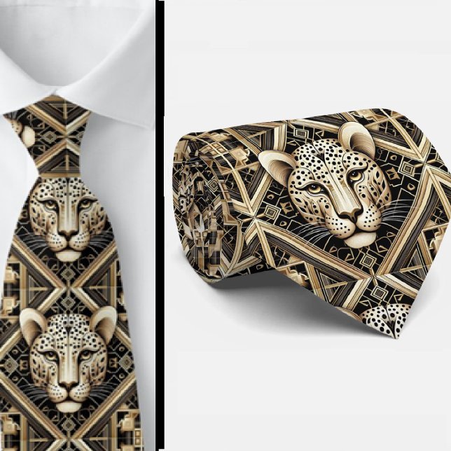 Bold Leopard Tie | Masculine Men's Fashion (Creator Uploaded)