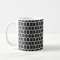 Bold Letter B Pattern Alphabet