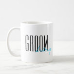 Bold Letters "Groom" Personalised Wedding Coffee Mug<br><div class="desc">Personalised gifts for your wedding party.</div>