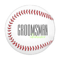 Bold Letters "Groomsman" Custom Wedding Party