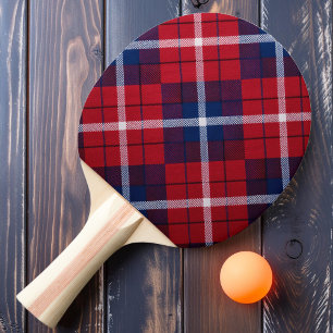 Bold Liberty Plaid Ping Pong Paddle