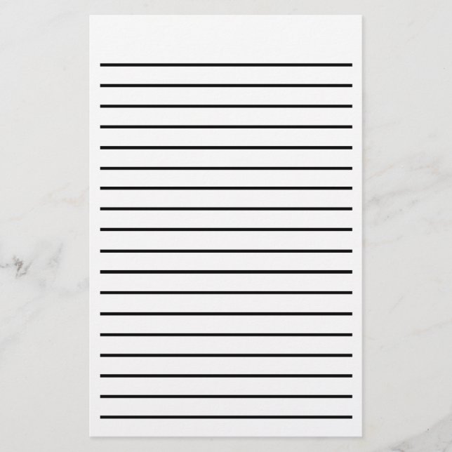 Bold Line Stationery (Front)