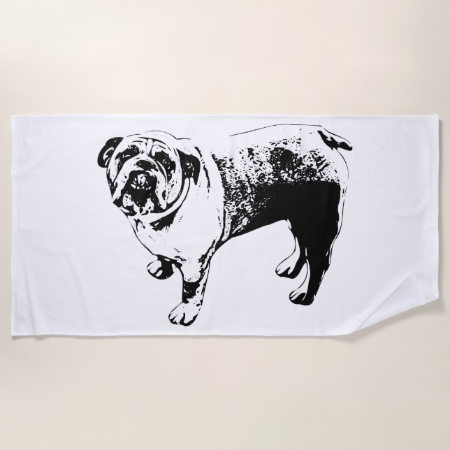 Bold Lines, Year‑Round Pal Beach Towel (Front)